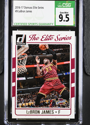 LeBron James CGC 10 2016-17 Donruss Elite Series #9