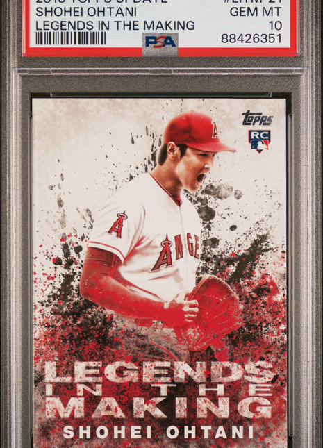 Shohei Ohtani PSA 10 2018 Topps Update Legends In The Making #LITM-21