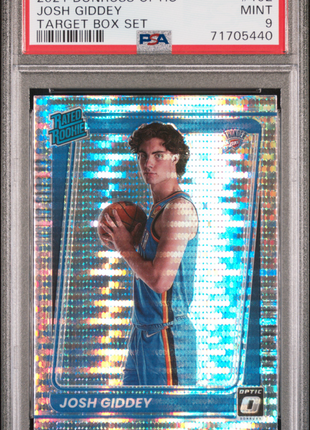 Josh Giddey PSA 9 2021 Panini Donruss Optic #152 Target Box Set