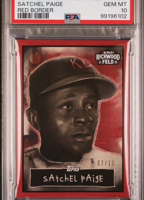 Satchel Paige PSA 10 2024 Topps MLB At Rickwood Field #RW1 Red Border 02/10