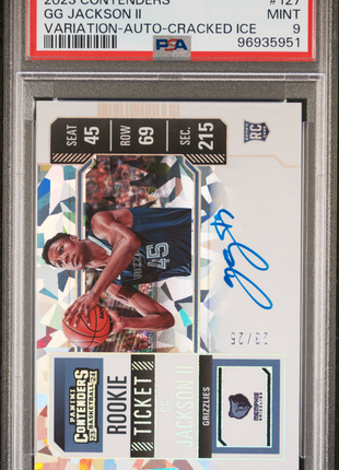 GG Jackson II PSA 9 2023 Panini Contenders #127 Variation Auto Cracked Ice